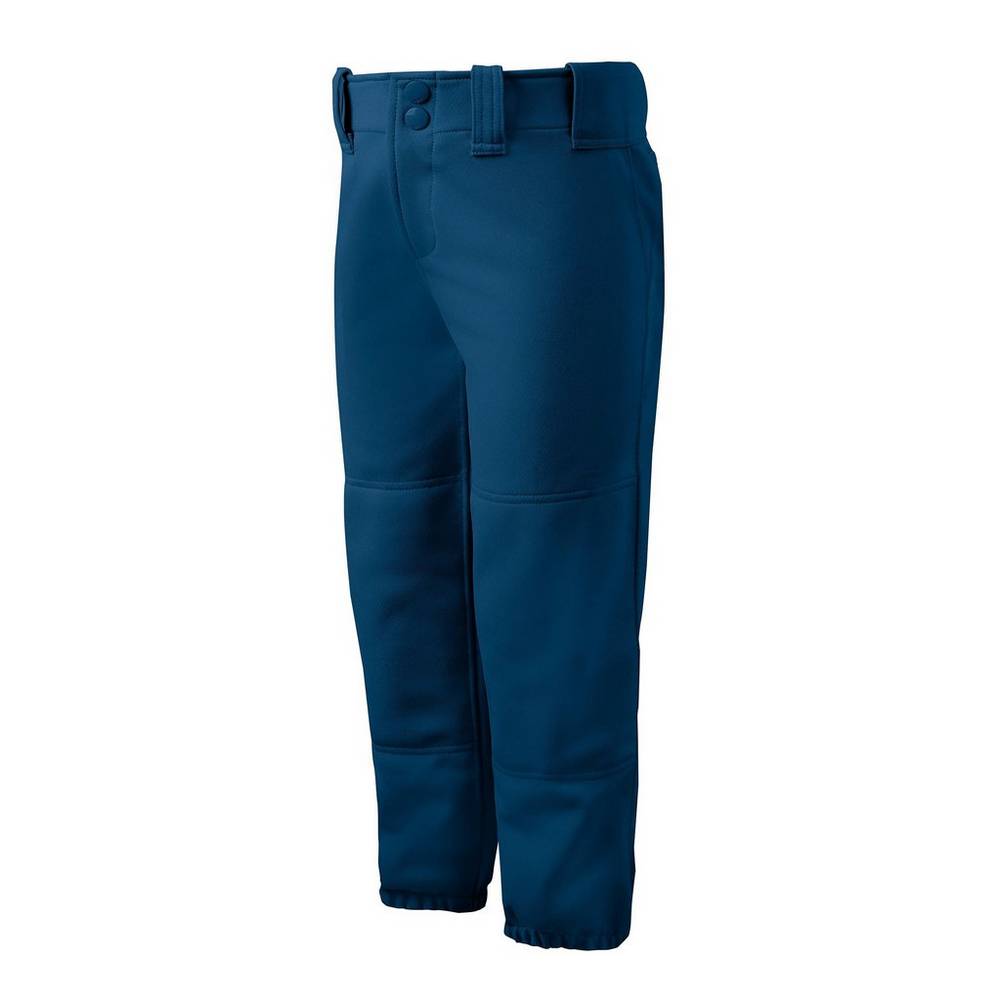 Pantalones Mizuno Softball Belted Para Mujer Azul Marino 9372401-MU